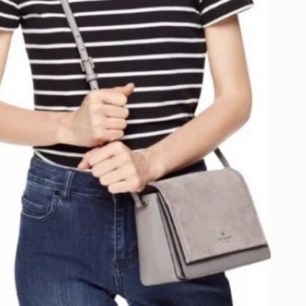 KATE SPADE SUEDE CROSSBODY BAG